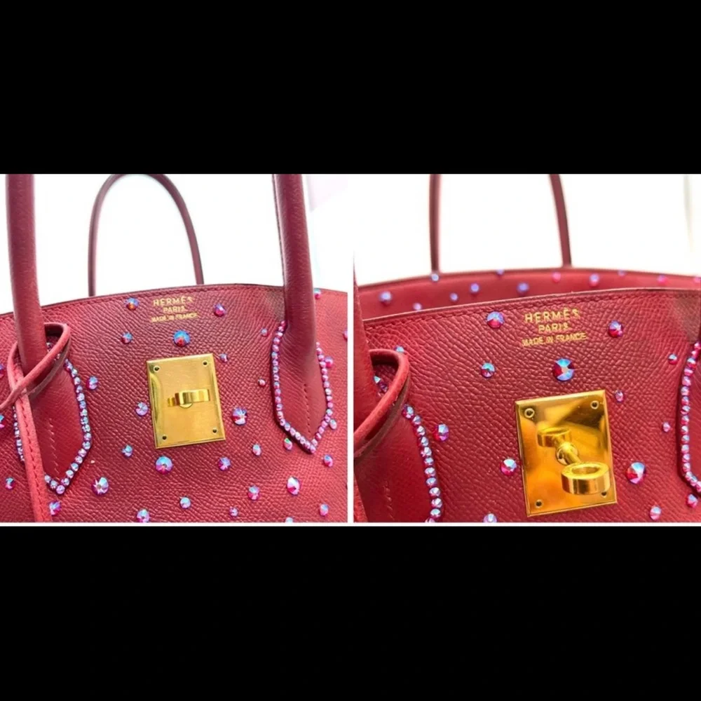 Hermes strassed Birkin 35 Paris Hilton - Picture 7 of 17